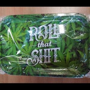 “Roll That Shit” Metal rolling tray.